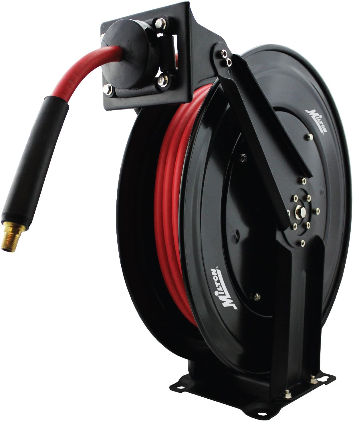 Strong & Convenient: Milton Dual Arm Air Hose Reel