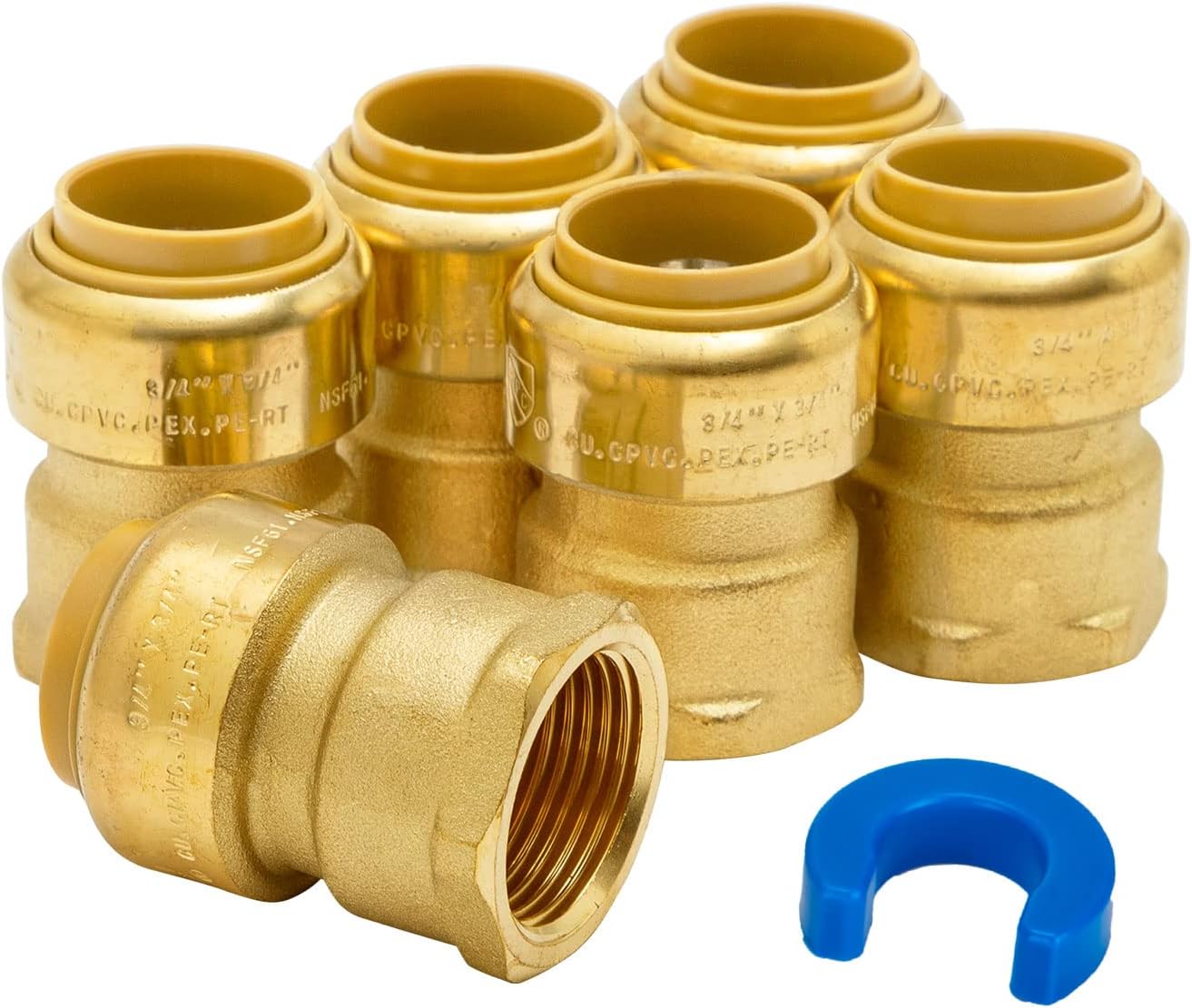SUNGATOR 3/4 Inch Female Adapter Pushfit for Plumbing Needs