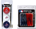 MLB Logo Imprinted Golf Balls & Tees Set