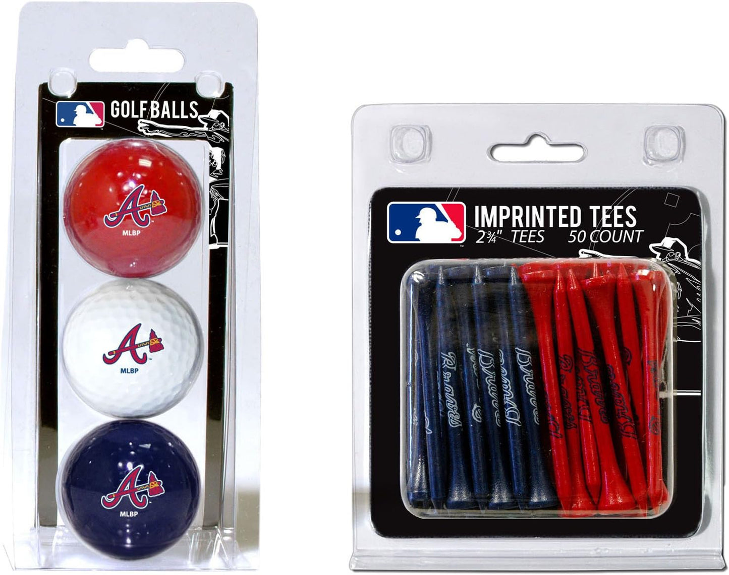 MLB Logo Imprinted Golf Balls & Tees Set