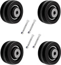 Phenolic Trailer Jack Wheel 4x2 Pack of 4 - Heavy Duty Replacement