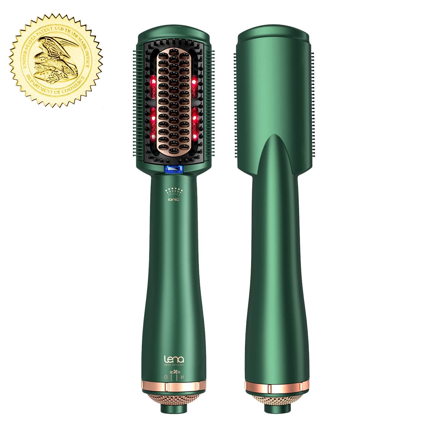 LENA Hot Air Brush PRO - Anti-Scald Straightening Styler