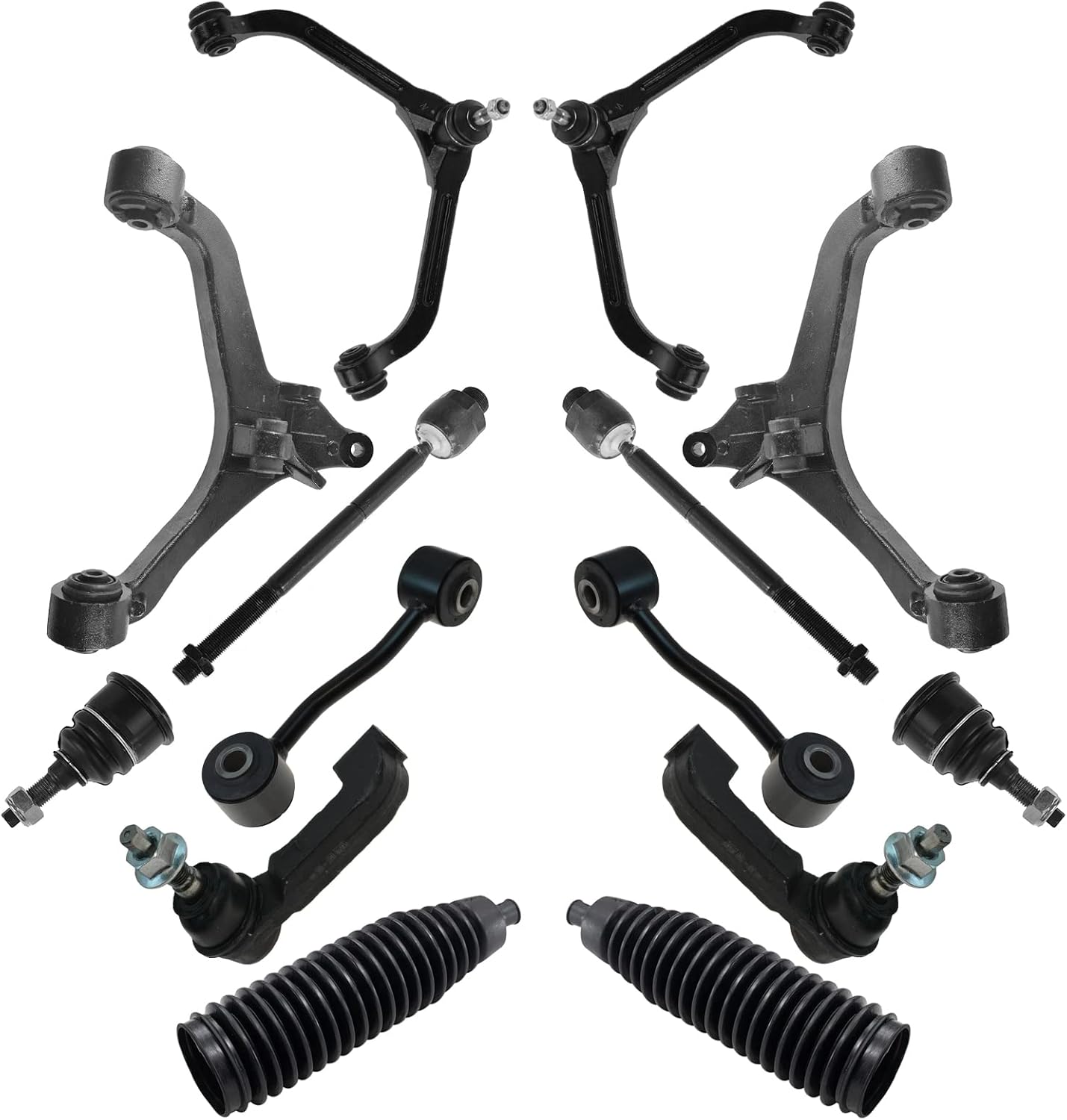 TRQ Front Steering & Suspension Kit for 2002-2004 Jeep Liberty