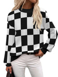 Zeagoo Turtleneck Lantern Sleeve Sweater - Cozy Fall 2025 Essential