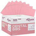Dental Bibs 500 Pack 3-Ply Disposable Adult Bibs - Waterproof