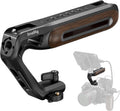 SmallRig Wooden Top Handle with NATO Clamp & Rail - Comfortable Grip