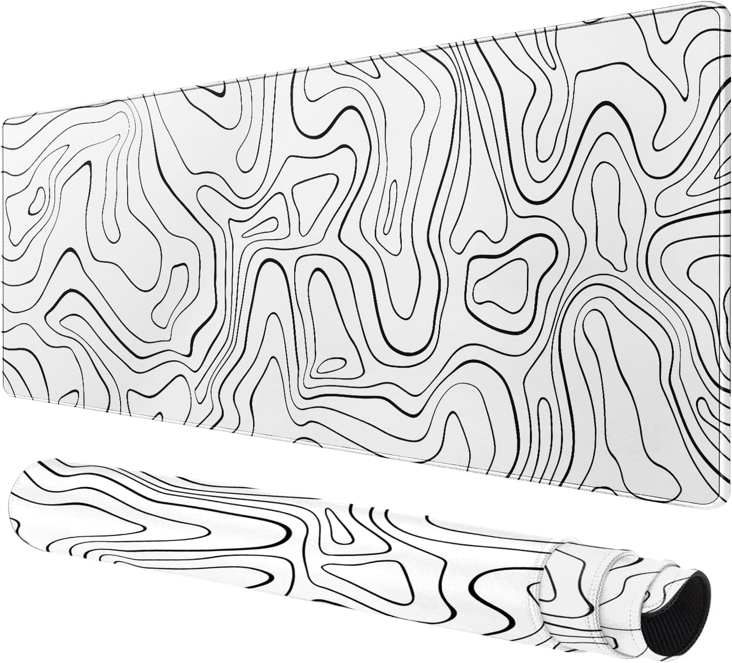 XL Gaming Mouse Pad - Anti-Slip, Stitched Edges, Desk Mat