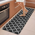 Anti-Fatigue Kitchen Mat 17.3in x 60in Black - Cushioned Comfort