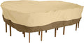 Veranda 128 in Rectangular/Oval Patio Table & Chair Set Cover