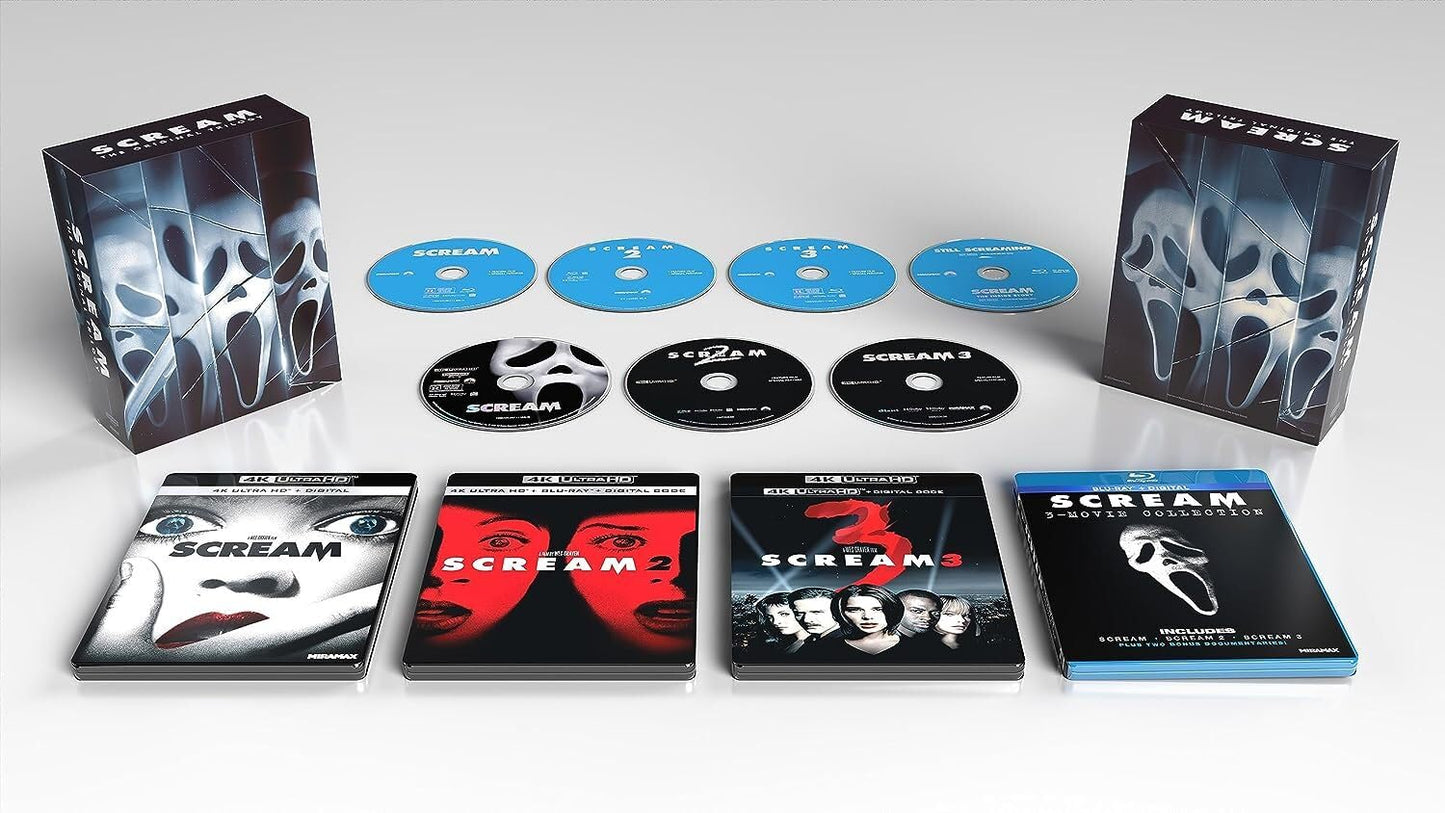 Scream 3-Movie Collection in 4K UHD for Horror Movie Lovers