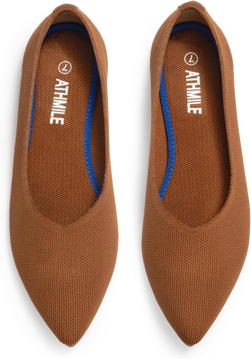 ATHMILE Pointed Toe Flats for Women - Stylish Comfort for Work