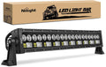 Nilight 22in 150W 7D Double Row LED Light Bar - Long Reach Combo Beam