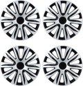 ABX 16 in Hubcap Wheel Covers Set of 4 - Black & Silver