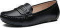 Women's Business Loafers PU Leather Slip-On Flats - Lightweight