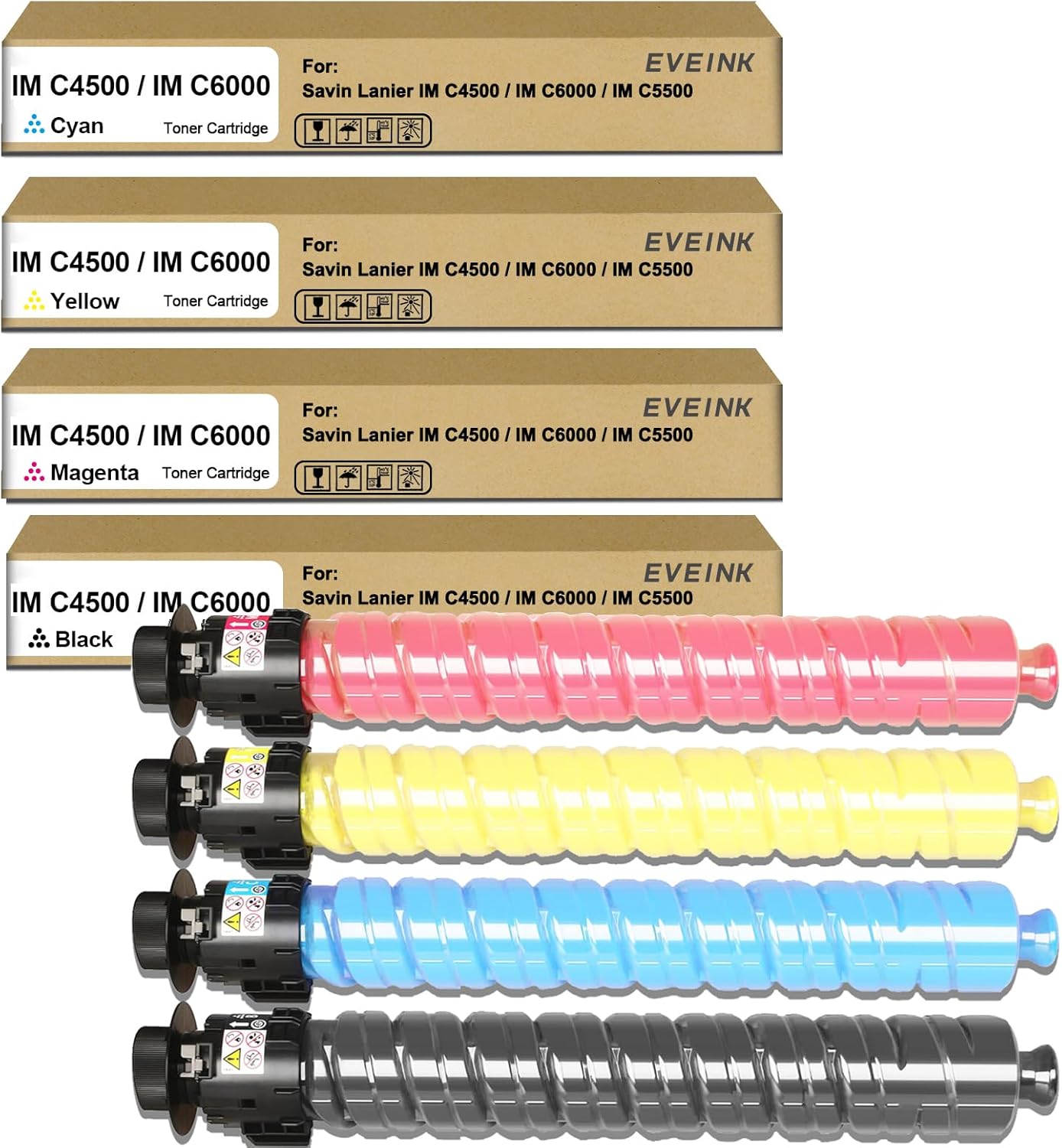 High Yield Toner Cartridge for Ricoh IM C4500 IM C6000 Printers