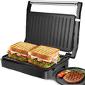Panini Press Sandwich Maker 1000W Panini Grill - Fast, Compact
