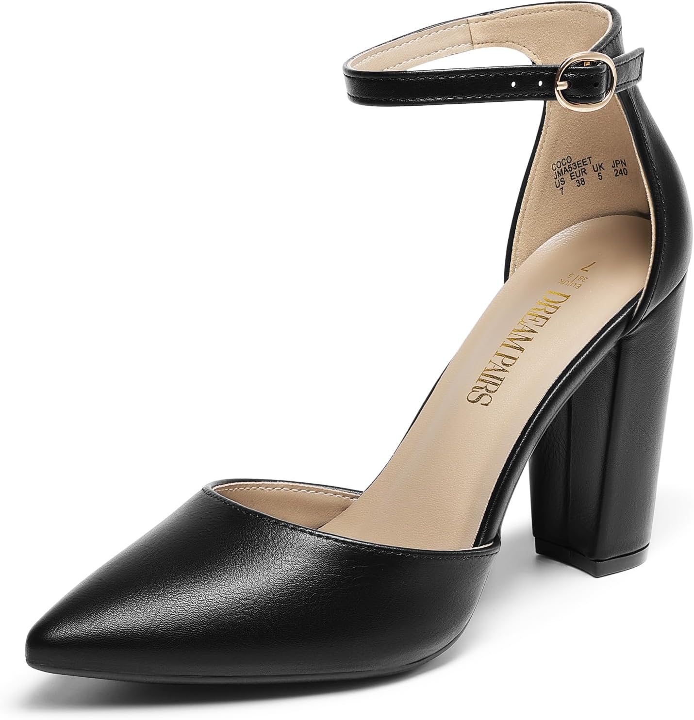 DREAM PAIRS Women's Coco High Heels Chunky Block Pumps Review