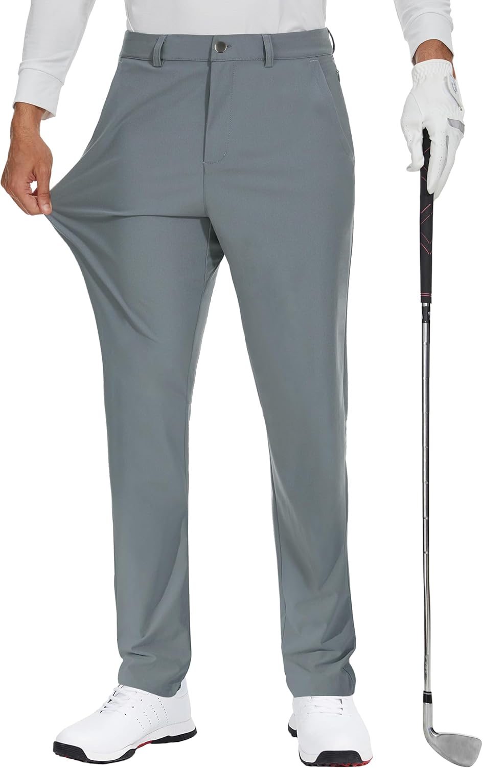 JWM Men's Golf Dress Pant Stretch - Comfy Trousers for All Occasions