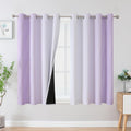 Ombre Blackout Drapes for Living Room and Bedroom Home Decor