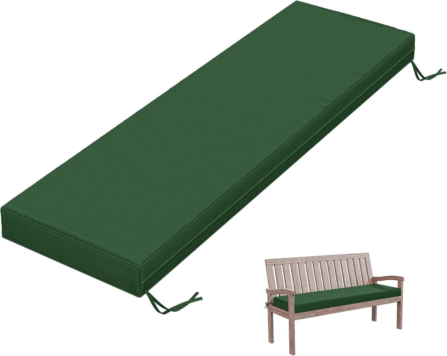 Outdoor Bench Cushion 60 X 18 X 3.5 Inch Thick Waterproof