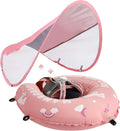 Mambobaby Compressible Folding Baby Self-Inflating Float with Canopy