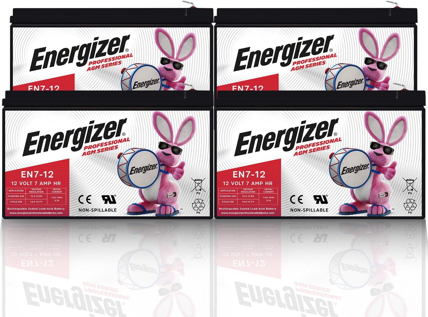 Energizer EN7-12 12V 7Ah AGM Battery Pack for Versatile Use