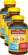 Nature Made Burp-Less Fish Oil 1200 mg One Per Day - Heart, Brain