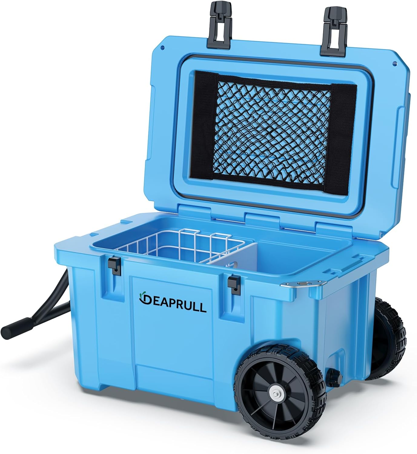 55 Quart Cooler with Wheels for Camping and Outdoor Adventures