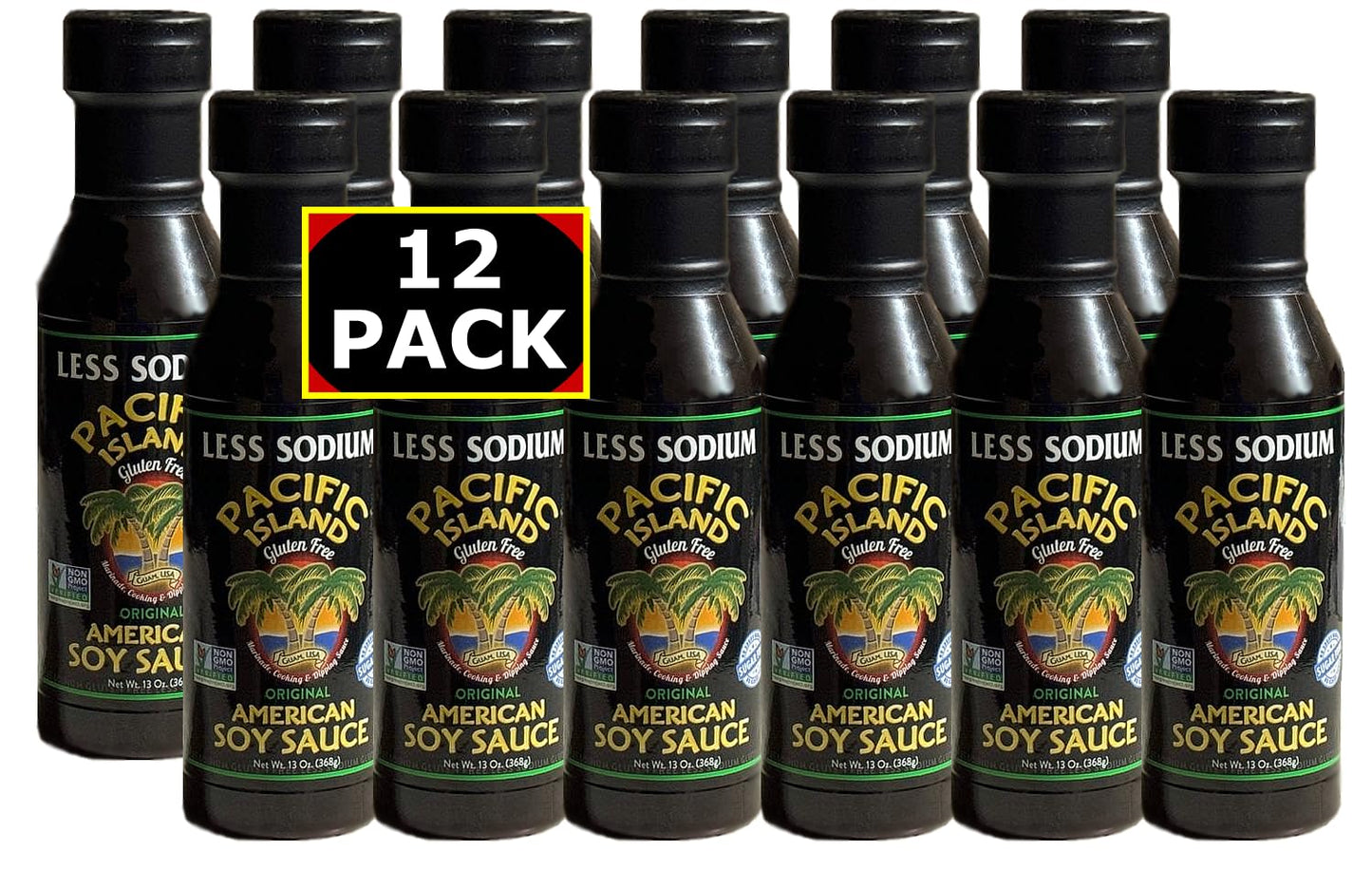 Pacific Island Naturally Fermented Soy Sauce - Low-Sodium Flavor