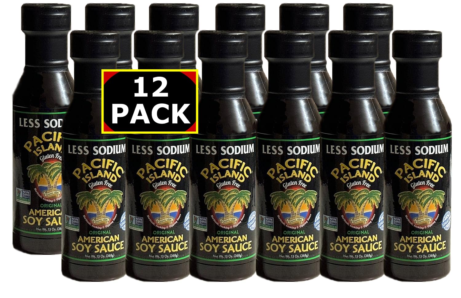 Pacific Island Naturally Fermented Soy Sauce - Low-Sodium Flavor
