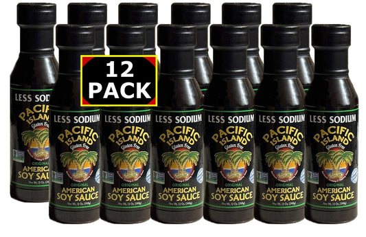 Pacific Island Naturally Fermented Soy Sauce - Low-Sodium Flavor