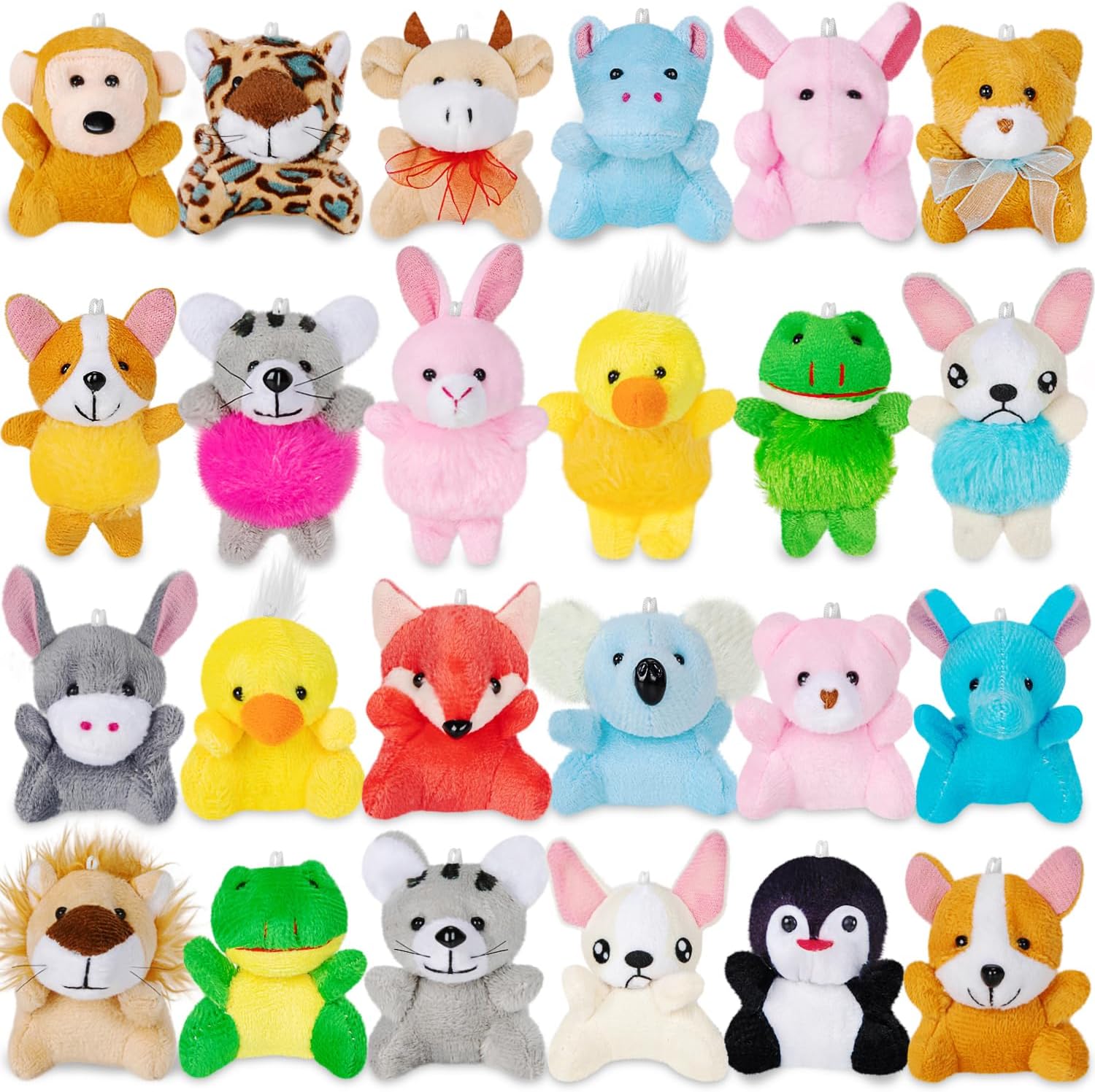 Sofier 24 Mini Stuffed Animals - Perfect Party Favors