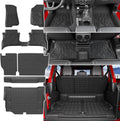 Floor Mat Compatible with 2021-2024 Jeep Wrangler JL 4XE - Trunk