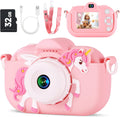 Kids Camera Toys for Ages 3 to 9 - 48MP Dual Lens Selfie Camera