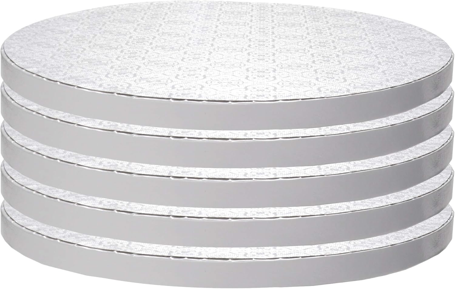 OCreme Cake Board Set of 5, 18in Round Cake Circles for Baking