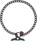 Herm Sprenger Black Stainless Steel Dog Training Collar with Toggle