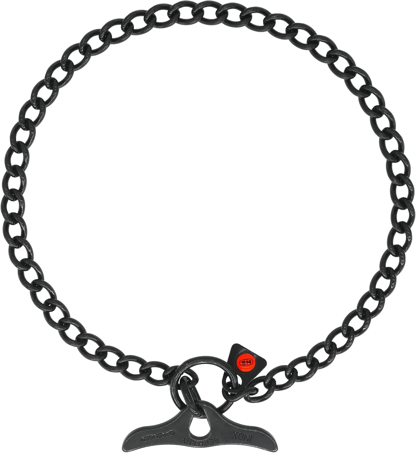Herm Sprenger Black Stainless Steel Dog Training Collar for All Sizes