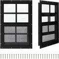 COLORPAPA 2 Pack Shed Windows 18 x 23 - Durable Sliding Flush Mount