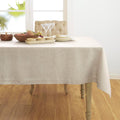 Solino Home Linen Tablecloth 60 x 102 in - Light Natural Linen