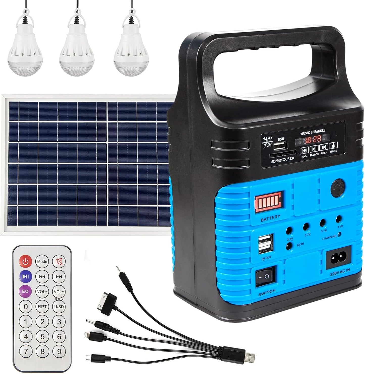 Portable Solar Power Station - Reliable Off-Grid Energy Solution by Upusa