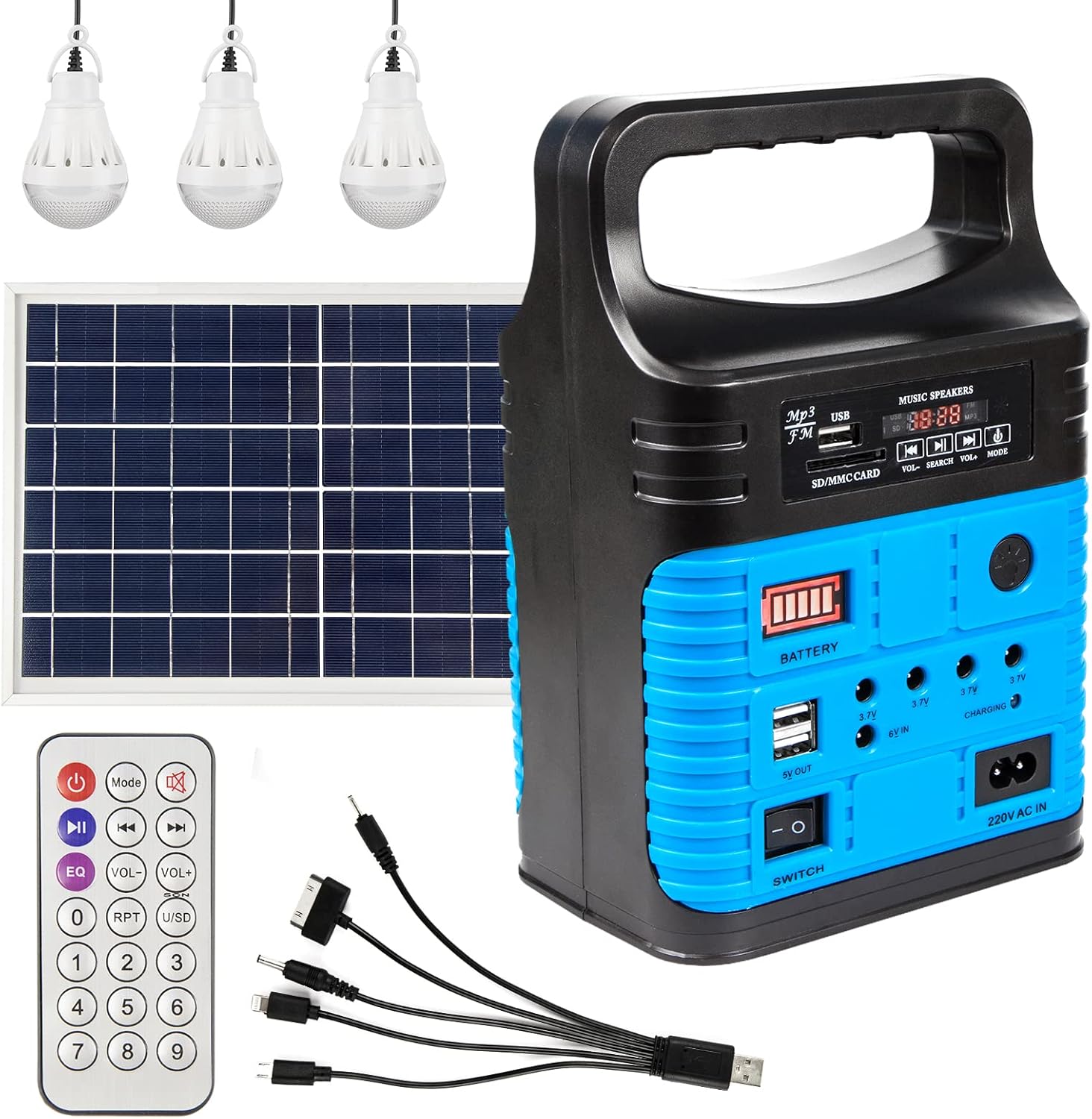 Portable Solar Power Station - Reliable Off-Grid Energy Solution by Upusa