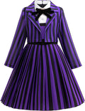 Enid Girls Costume Dress with Detachable Blazer - Halloween