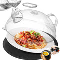 BPA-Free Microwave Splatter Cover Set - Steam & Guard Food