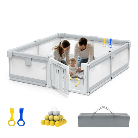 Funyoo Large Baby Playpen: Safe & Spacious Play Yard