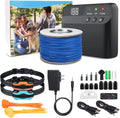 PcEoTllar Electric Dog Fence System for 2 Dogs - Safe Rechargeable