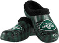 FOCO NFL Team Logo Sherpa Lined Buffalo Check Slipper (Style 3ZX1)