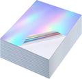 Holographic Sticker Paper 120 Sheets 8.5x11 in - Printable Vinyl