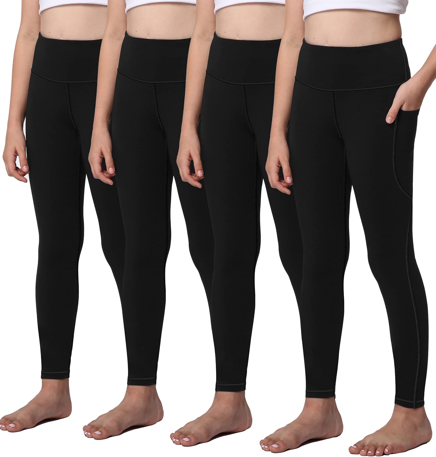 AENLLEY Yoga Active Leggings for Girls with 2 Pockets Review