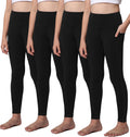 Girls Active Leggings Pack of 2 with Two Side Pockets - Comfortable