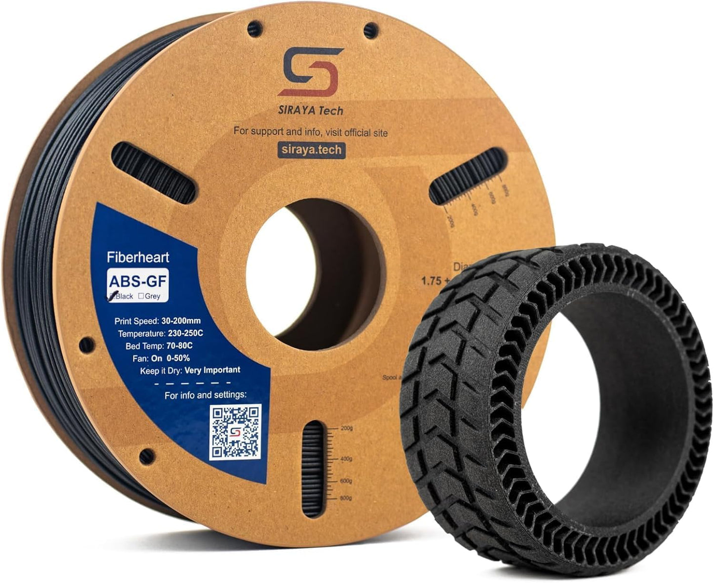 Siraya Tech ABS-GF Premium Glass Fiber Filament for 3D Printing